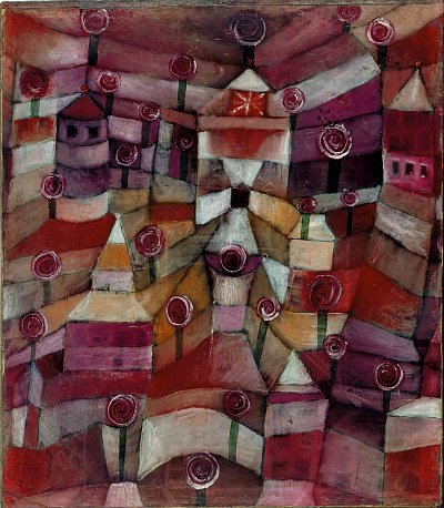 Rose Garden von Paul Klee als Kunstdruck auf Leinwand