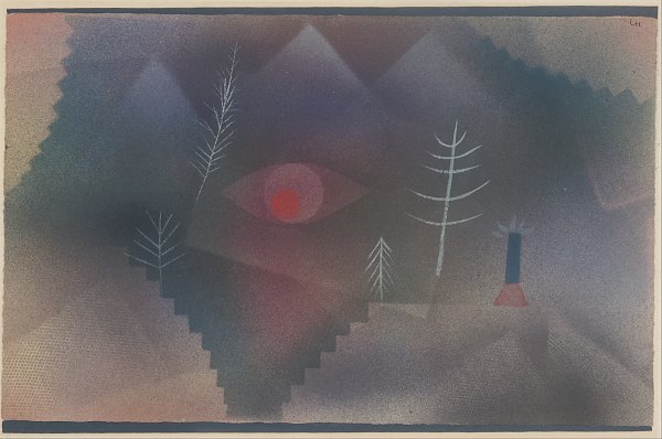 Kunstdruck Swiss Glance of a Landscape von Paul Klee als Leinwandbild