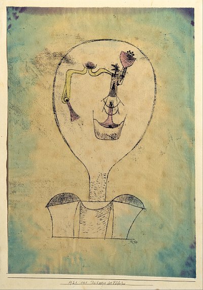 The Beginnings of a Smile von Paul Klee als Kunstdruck auf Leinwand
