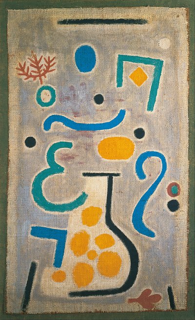 The Vase von Paul Klee als Kunstdruck auf Leinwand