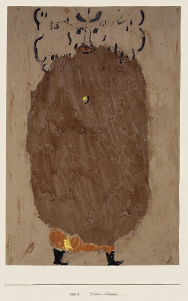 Kunstdruck Wuesten Raeuber von Paul Klee als Leinwandbild
