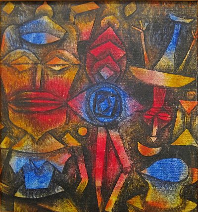 collection figurines von Paul Klee als Kunstdruck auf Leinwand