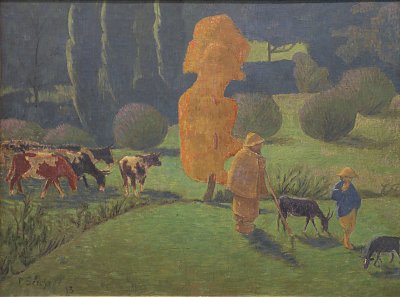 Le berger Corydon von Paul Serusier als Kunstdruck auf Leinwand