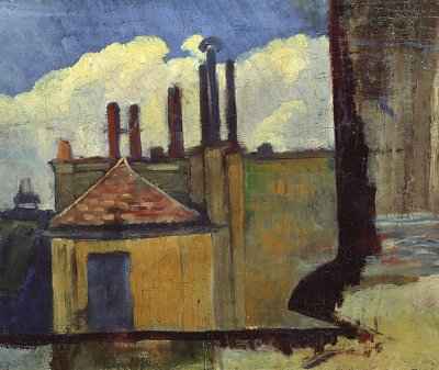 Roof Tops in Paris von Paul Serusier als Kunstdruck auf Leinwand