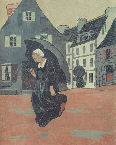 The Downpour von Paul Serusier als Kunstdruck auf Leinwand