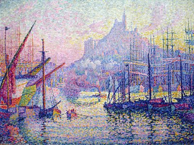 1905_Signac_Notre_Dame_de_la_Garde_anagoria von Paul Signac als Kunstdruck auf Leinwand