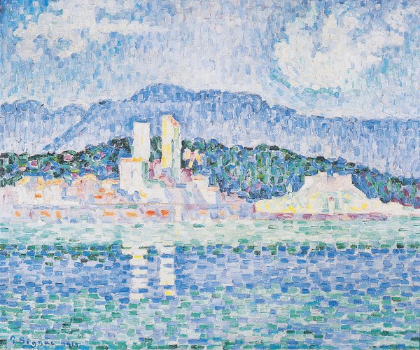 Kunstdruck Antibes Gewitter von Paul Signac als Leinwandbild