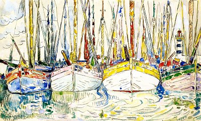 Le Croisic von Paul Signac als Kunstdruck auf Leinwand