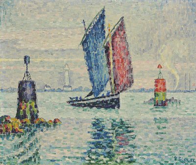 Le Sardinier Locmalo von Paul Signac als Kunstdruck auf Leinwand