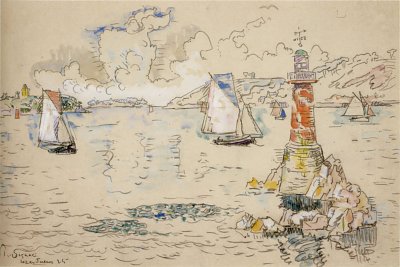 Lezardrieux von Paul Signac als Kunstdruck auf Leinwand