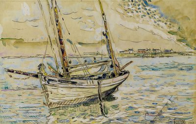 Lomalo Segelschiff von Paul Signac als Kunstdruck auf Leinwand