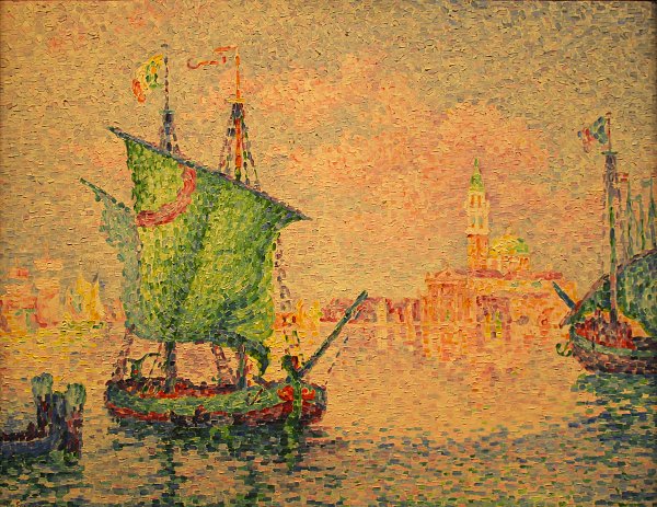 Kunstdruck Paul Signac_Venedig die rosa Wolke von Paul Signac als Leinwandbild