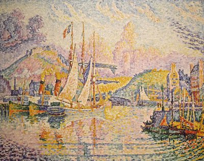 Paul_Signac,_Cherbourg,_Fort_de_Roule_1932 von Paul Signac als Kunstdruck auf Leinwand