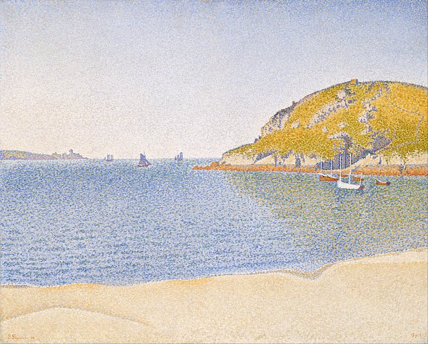 Kunstdruck Paul_Signac_ _Port_of_Saint Cast_ _Google_Art_Project von Paul Signac als Leinwandbild