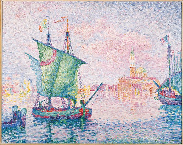 Kunstdruck Paul_Signac_ _Venice,_The_Pink_Cloud,_1909_ _Google_Art_Project von Paul Signac als Leinwandbild