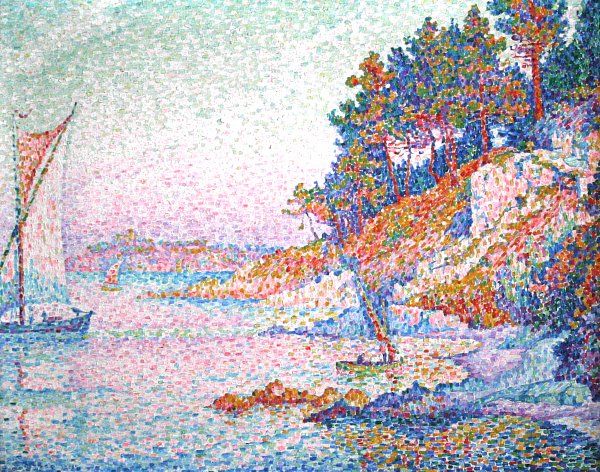 Kunstdruck Signac_ _La_Calanque von Paul Signac als Leinwandbild