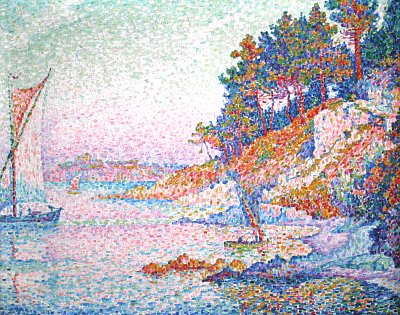 Signac_ _La_Calanque von Paul Signac als Kunstdruck auf Leinwand