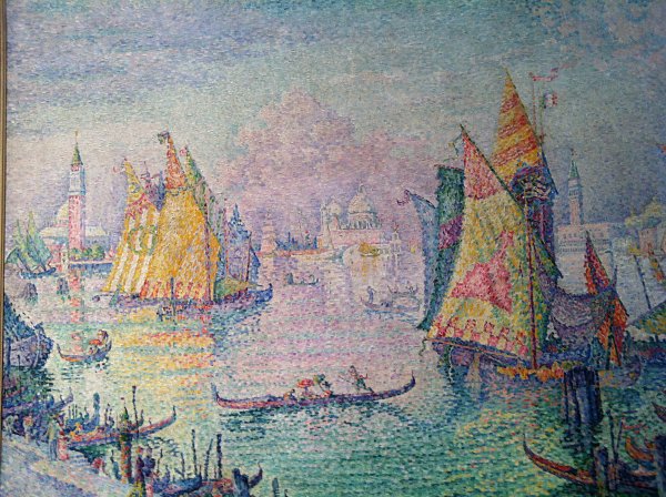 Kunstdruck The Lagoon of Saint Mark Venice von Paul Signac als Leinwandbild
