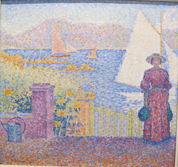 Kunstdruck porta von Paul Signac als Leinwandbild
