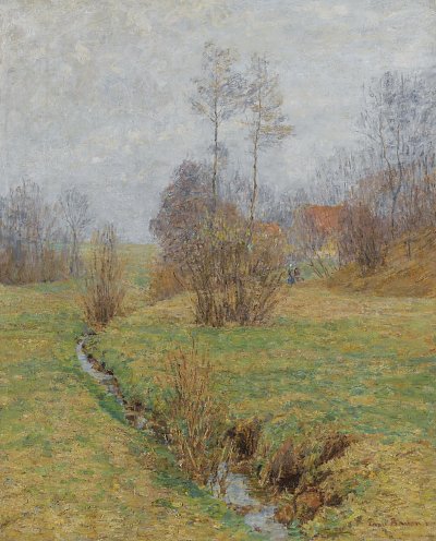 Dünen Weg Vormittag Sonne von Paul Baum als Kunstdruck auf Leinwand