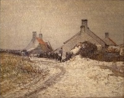 Haus in Flanders (Knocke) von Paul Baum als Kunstdruck auf Leinwand