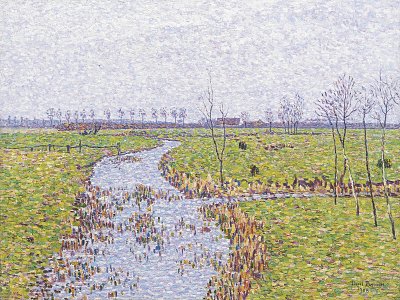 Landschaft bei Sluis von Paul Baum als Kunstdruck auf Leinwand