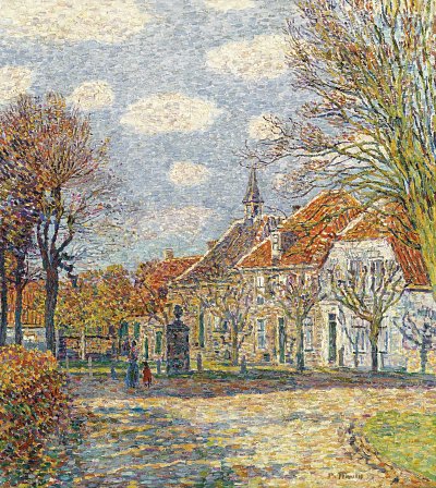 Rathaus in St. Anna von Paul Baum als Kunstdruck auf Leinwand