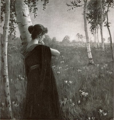 Letzte Sonnenstrahlen von Paul-Hoecker als Kunstdruck auf Leinwand