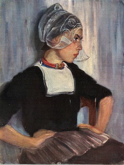 Mädchen von Paul-Hoecker als Kunstdruck auf Leinwand