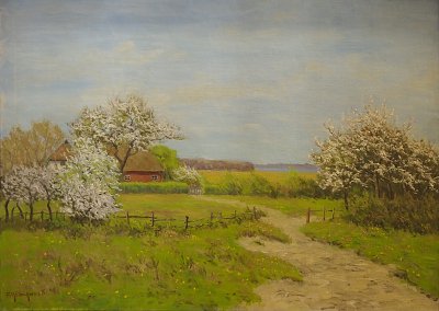 Frühlingstag von Paul Müller Kaempff als Kunstdruck auf Leinwand