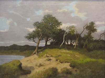 Windflüchter von Paul Müller Kaempff als Kunstdruck auf Leinwand