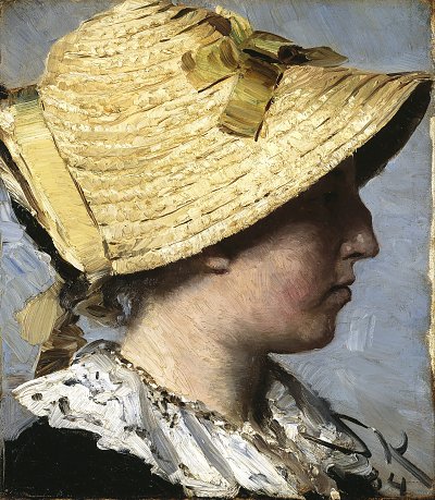 Anna Ancher von Peder Severin Kroyer als Kunstdruck auf Leinwand
