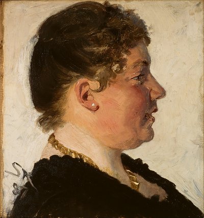 Beatrice Diderichsen von Peder Severin Kroyer als Kunstdruck auf Leinwand