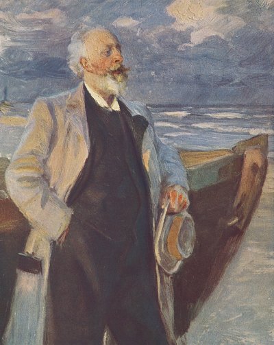 Drachman Holger von Peder Severin Kroyer als Kunstdruck auf Leinwand