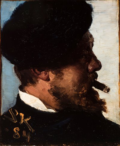 Fritz Stoltenberg von Peder Severin Kroyer als Kunstdruck auf Leinwand