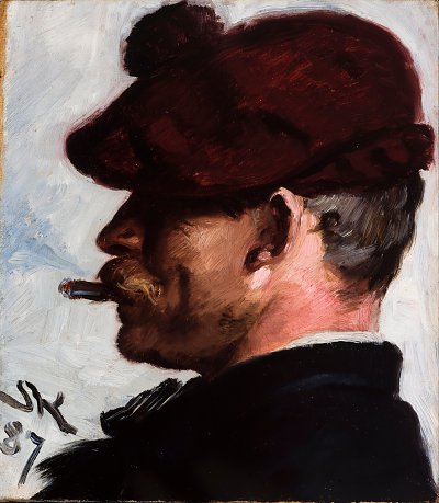 Thorvald Niss von Peder Severin Kroyer als Kunstdruck auf Leinwand