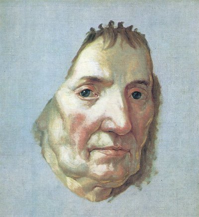 Maske der Mutter von Philipp-Otto-Runge als Kunstdruck auf Leinwand