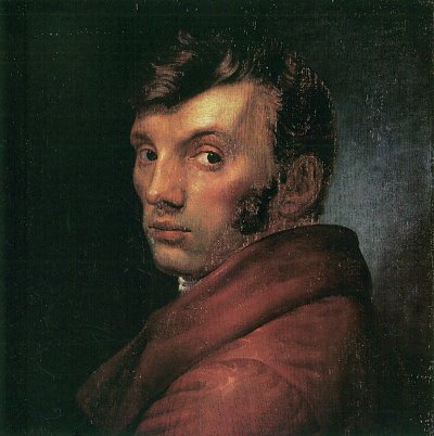 Selbstporträt im braunen Rock.jpg von Philipp Otto Runge als Kunstdruck auf Leinwand