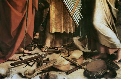 Extase de sainte Cecile von Raffael als Kunstdruck auf Leinwand
