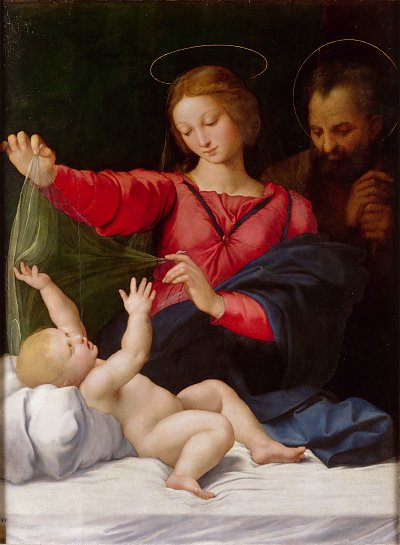 La Madone de Lorette von Raffael als Kunstdruck auf Leinwand