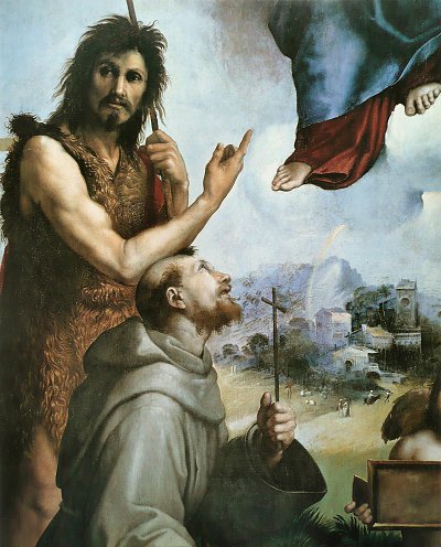 Madone de Foligno von Raffael als Kunstdruck auf Leinwand
