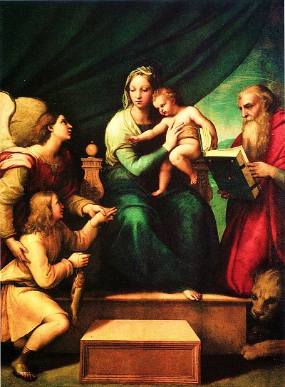 Madonna with the Fish von Raffael als Kunstdruck auf Leinwand