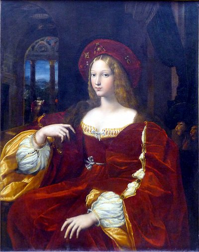 Portrait of Doña Isabel de Requesens von Raffael als Kunstdruck auf Leinwand