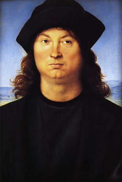Portrait of a man cat von Raffael als Kunstdruck auf Leinwand