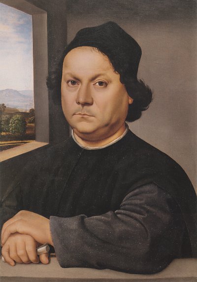 Retrato de Pietro Perugino von Raffael als Kunstdruck auf Leinwand