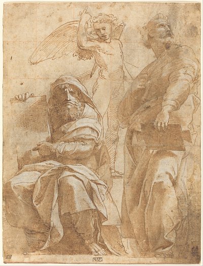 The Prophets Hosea and Jonah von Raffael als Kunstdruck auf Leinwand