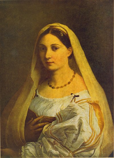 donna velata von Raffael als Kunstdruck auf Leinwand