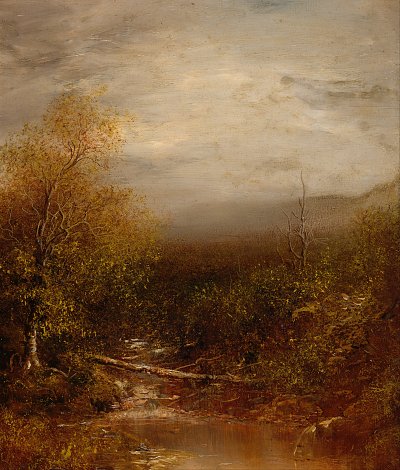 Pool in the Adirondacks von Ralph Albert Blakelock als Kunstdruck auf Leinwand