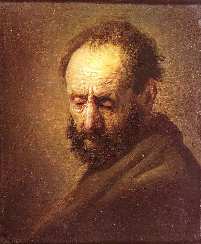 Kopf eines Mannes 1 Kunstdruck