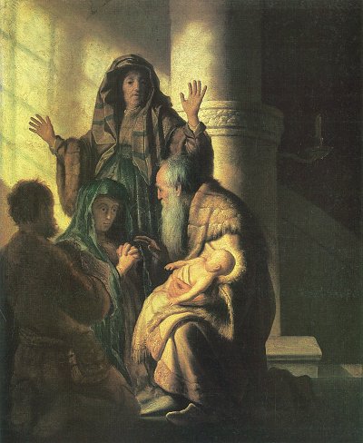 Simeon im Tempel 1 Kunstdruck